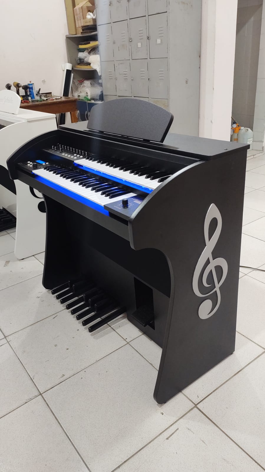 ÓRGÃO LUMIERE ALPHA 3 PRETO FOSCO